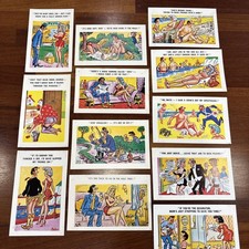 Vintage Saucy Seaside Postcards Post Cards Pedro Flip Davo Constance Lot 1/3