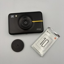 Kodak Step Instant Print Digital Camera Black + Film Model RODIC20 Fully Working