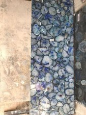 Blue Agate Stone Handmade
