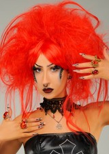 Womens Gothic Queen of Hearts