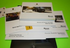 2017 PORSCHE MACAN OWNERS