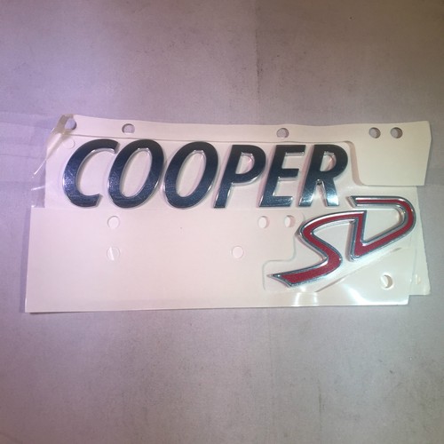 Mini cooper boot badge - mini,