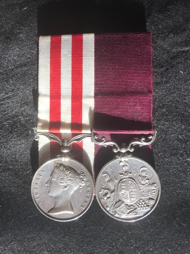 Victorian medal pair indian - medal,