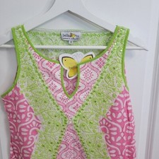NWT Bella Tu Size 4 Pink Green