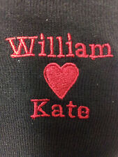 Mens Valentine Socks Embroidered With 2 Names A  Love Heart Or Your Own Message 