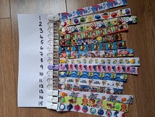 Character Ribbon dummy clips (plastic Clip)