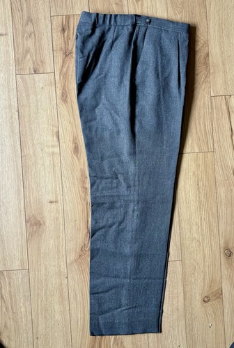 Grey flannel trousers - grey,