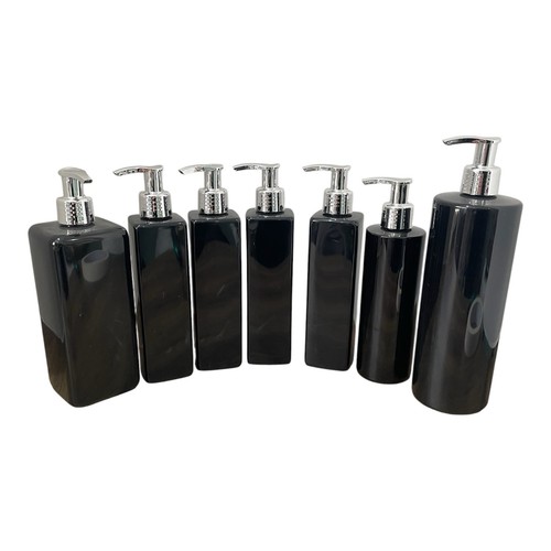 Black pet plastic - black, pump