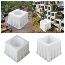 Hollow concrete block molding