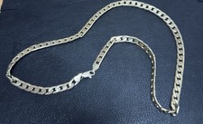 14k Gold Curb Link Chain. 48cm Length. 27g