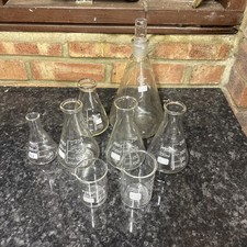 Conical Flask Erlenmeyer x 8