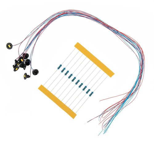 Painted lights 20pcs scale - ho,