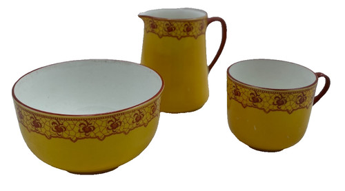Goss crested yellow china - crested,