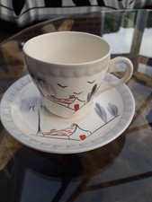 Barratts of Staffordshire 1950's Vintage Red House China Cup & Saucer