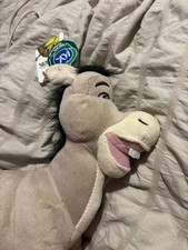 Shrek 2 10” Donkey  Vintage Plush Play By Play Brand New With Tags