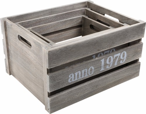 Wooden boxes crates untreated - wooden,