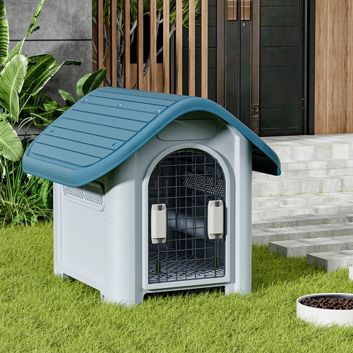 Plastic pet kennel house - pet,