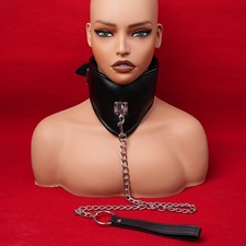 PU Leather Padded Neck Collar