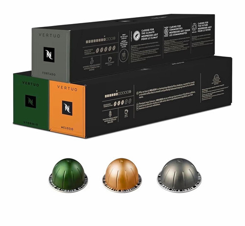 Nespresso vertuo coffee pods - vertuo, &