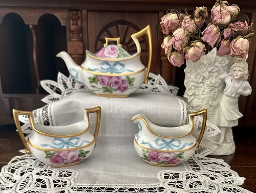 Limoges tea pot creamer and - limoges,