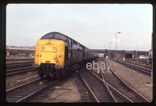 ORIGINAL 35mm slide - Class 55 Deltic' - 55021 arriving at Doncaster on 25.1.80.