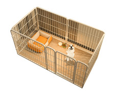 6-Panel Dog Playpen: Metal