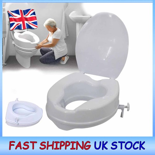 Toilet seat riser raised - 4",