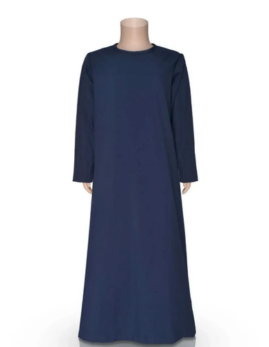 Girls plain navy blue closed - navy,