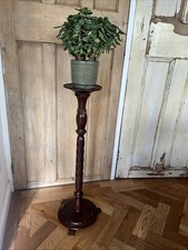 Vintage Rope Twist Barley Twist Plant Stand Torchere Jardinière