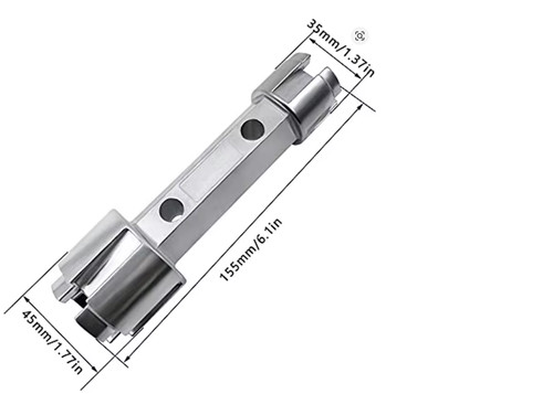 Tub drain remover wrench - tub,