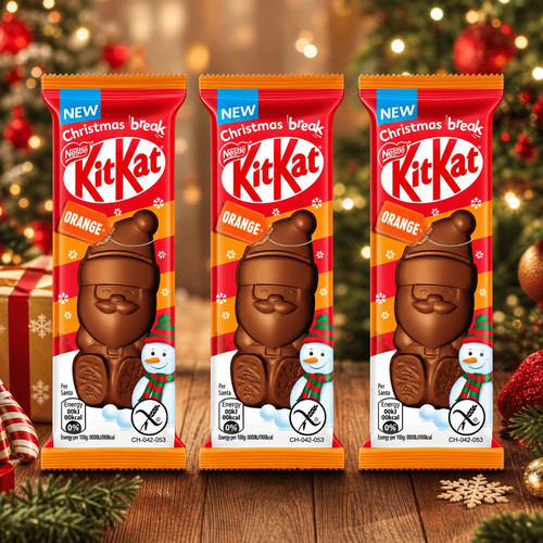 Kit kat santa orange pack - santa,