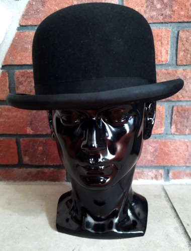 Christys london black bowler - london,