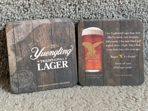 Beer coasters yuengling - 24,