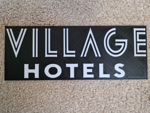 Village hotel darts - darts, logo
