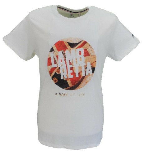 Lambretta mens off white retro - mens,