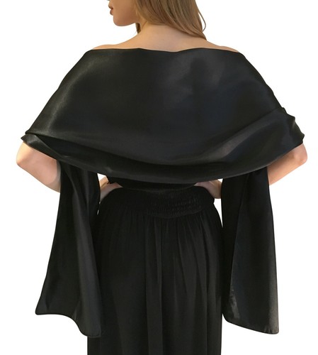 Central chic black - chic, satin