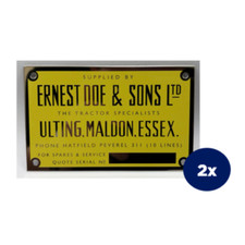 Ernest Doe Tractor Serial