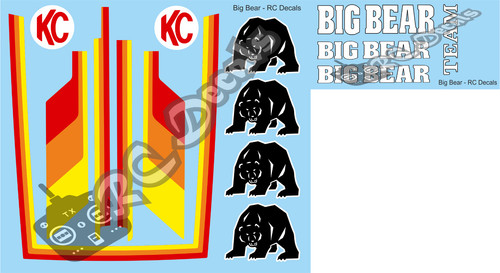 Vintage big bear - big, decals