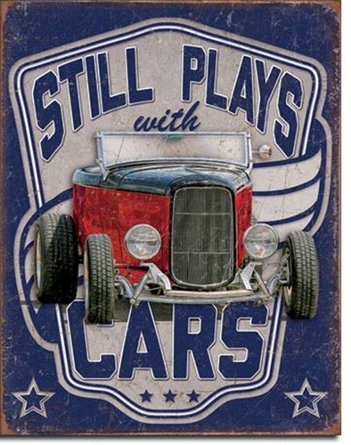 Still playing with cars metal - still,