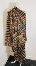 Vintage 1985 wool shawl scarf - vintage,