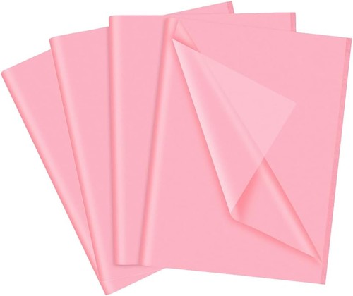 Sheets pink tissue - sheets,