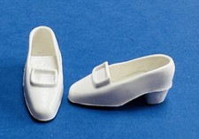 SINDY WHITE BUCKLE SHOES