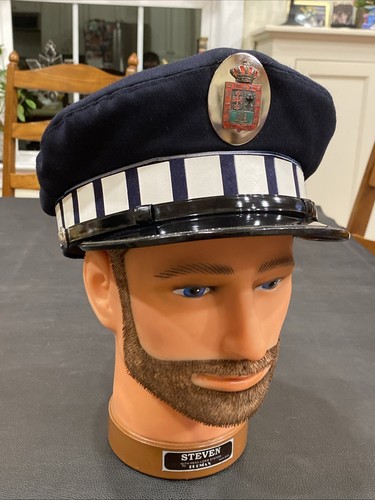 Vtg spanish police hat - police, cap