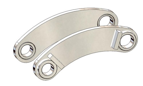 Side tipping banana links - side,
