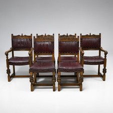 Old charm dining chairs - 6,
