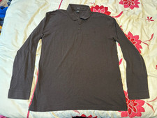 Hugo Boss Pado 10 Regular Fit Pima Cotton L/S Polo Shirt - Brown - Size XXL
