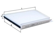 Interior Air Filter MAHLE Fits