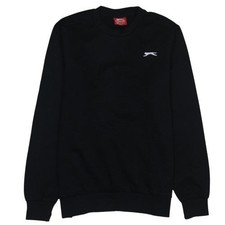 Slazenger Mens Black Crew Neck
