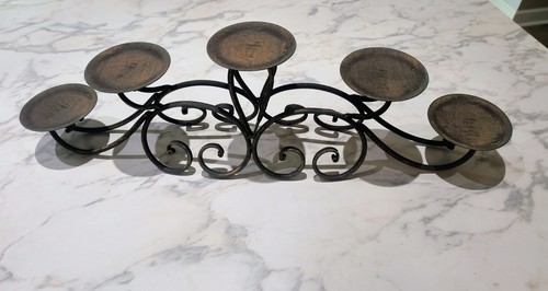 Wrought iron candelabra - wrought,
