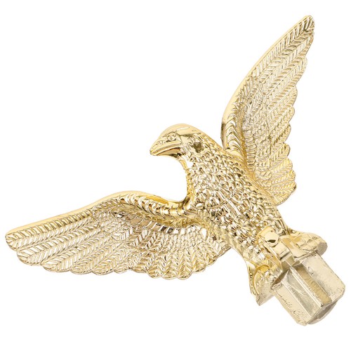 Golden plastic eagle finial - golden,